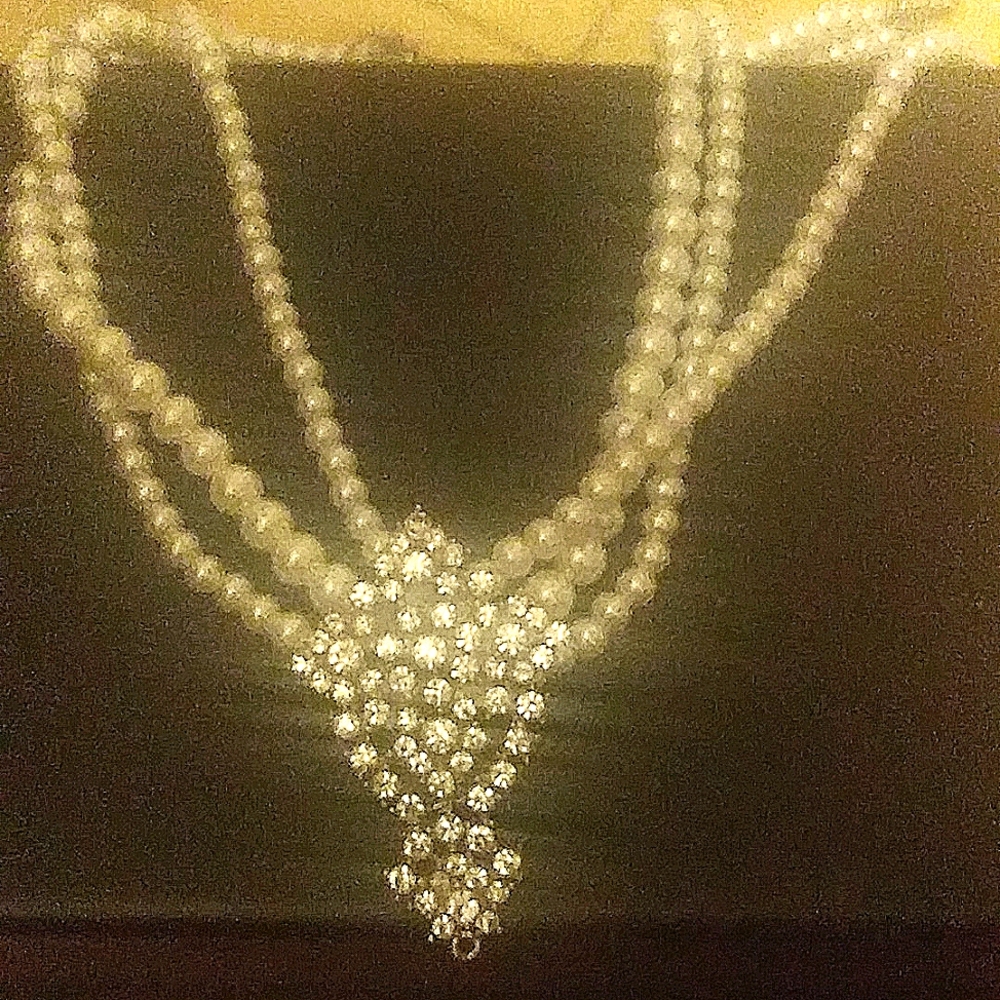 Beautiful costume jewelry necklace